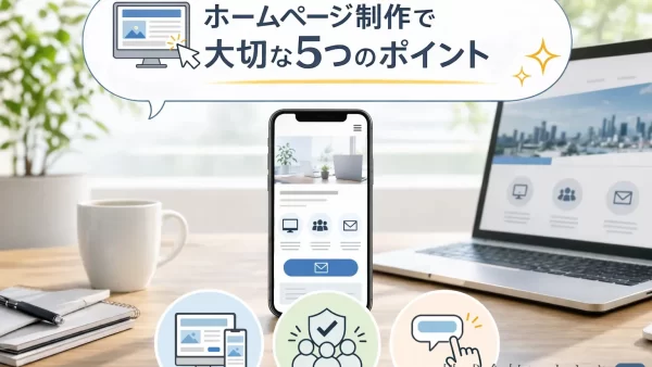 問い合わせにつながるホームページ制作で大切な5つのポイント