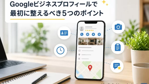 Googleビジネスプロフィールで最初に整えるべき5つのポイント